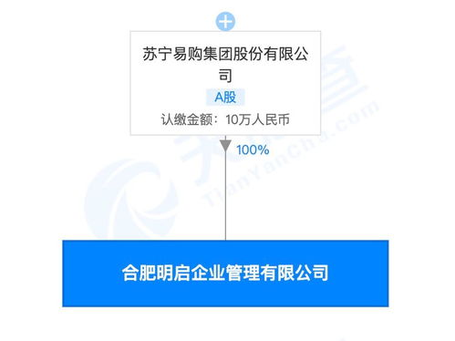 蘇寧成立全資子公司合肥明啟，聚焦企業(yè)管理與商務(wù)咨詢
